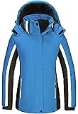 SkieerWomen's Waterproof Ski Jacket Winter Snow Coat Windproof Snowboarding Jackets Warm Raincoat