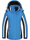 SkieerWomen's Waterproof Ski Jacket Winter Snow Coat Windproof Snowboarding Jackets Warm Raincoat