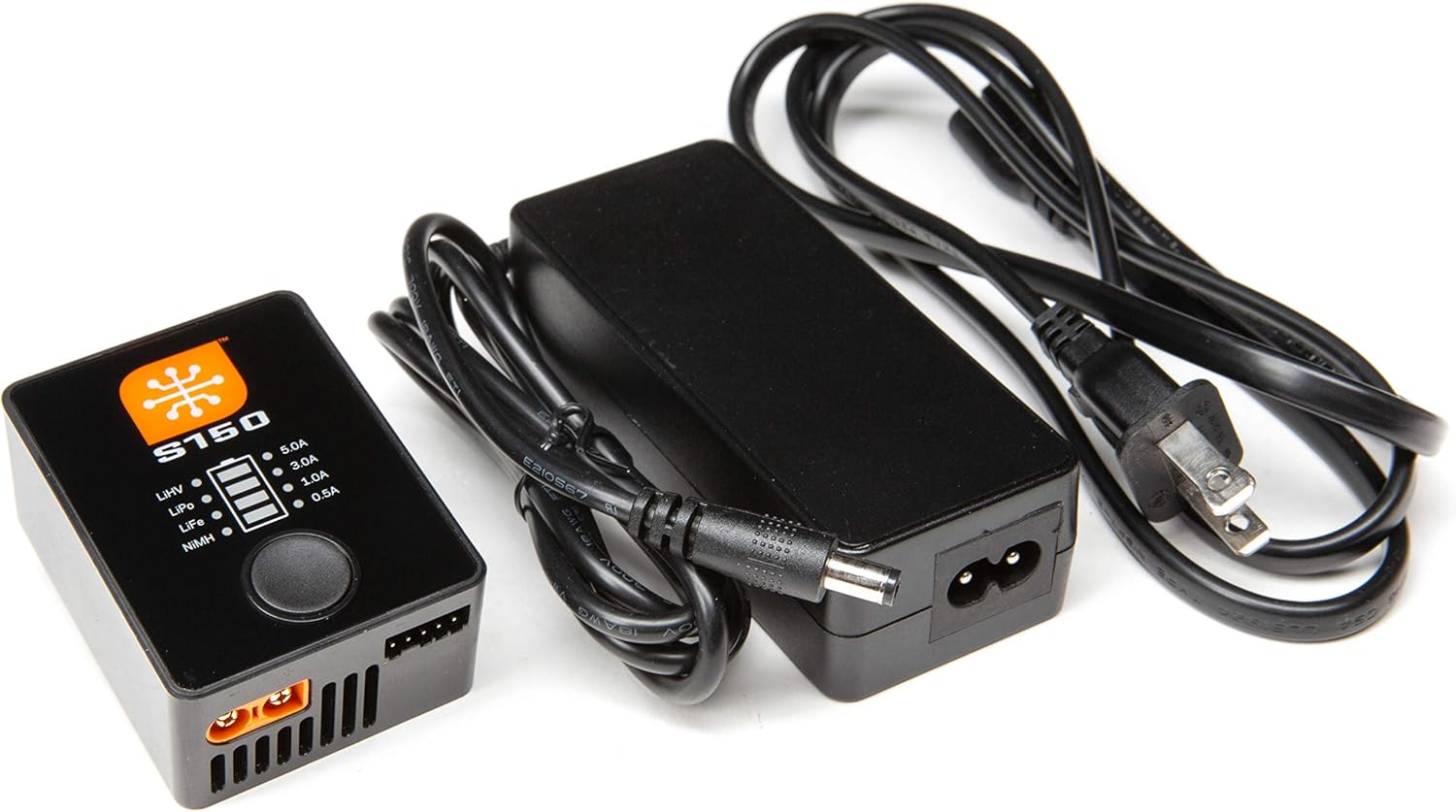 Spektrum Smart S150 AC/DC RC Battery Charger (LiPo, LiIon,LiHV, NiMH), 1x50W: SPMXC1070,Black: Toys & Games
