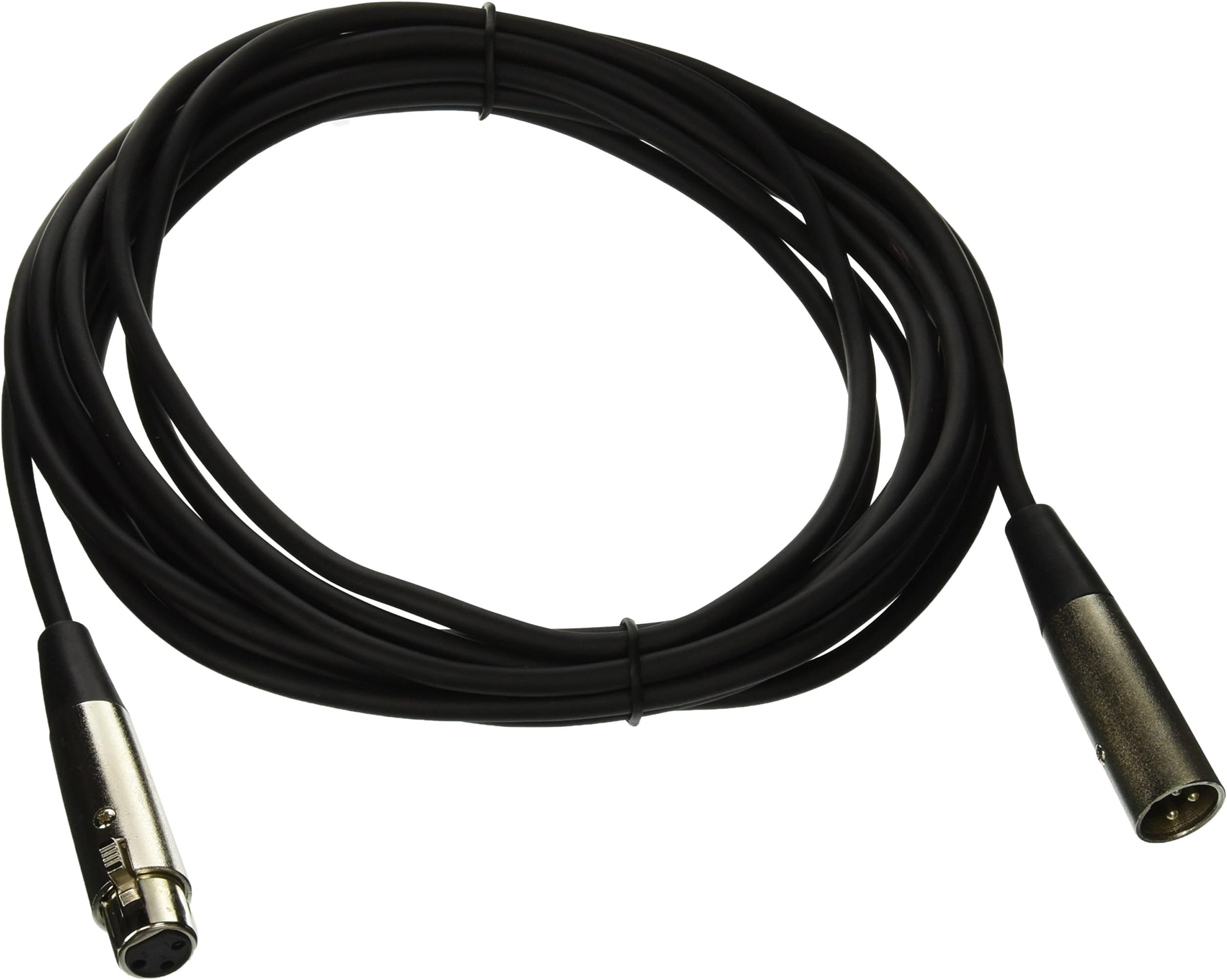Cable Corp 20" Low Z Black Microphone Cable (MCX22)