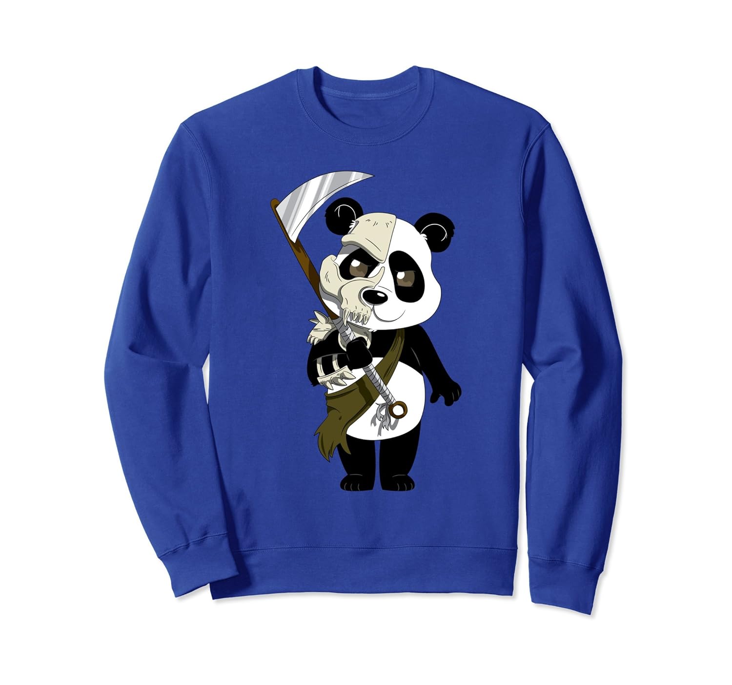 Halloween Sweatshirt with Skull Zombie Panda for Women, Men-ANZ