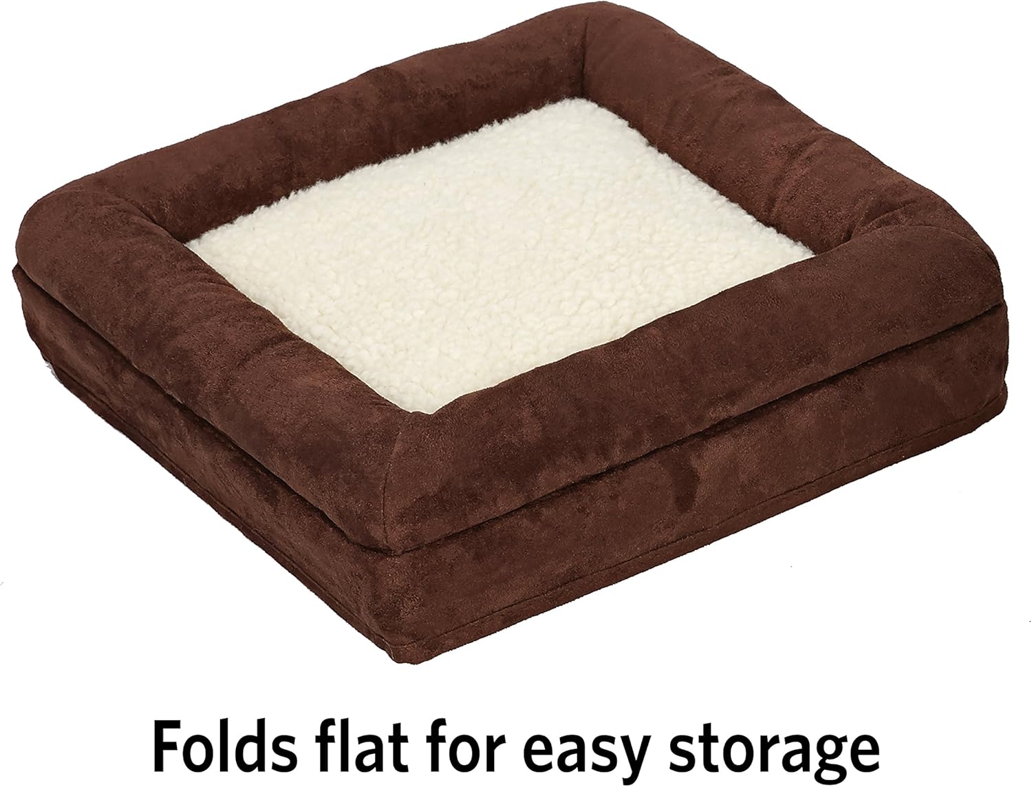 MidWest 137-BR "The Original" Curious Cat Cube, Cat House / Cat Condo in Brown Faux Suede & Synthetic Sheepskin : Pet Furniture : Pet Supplies