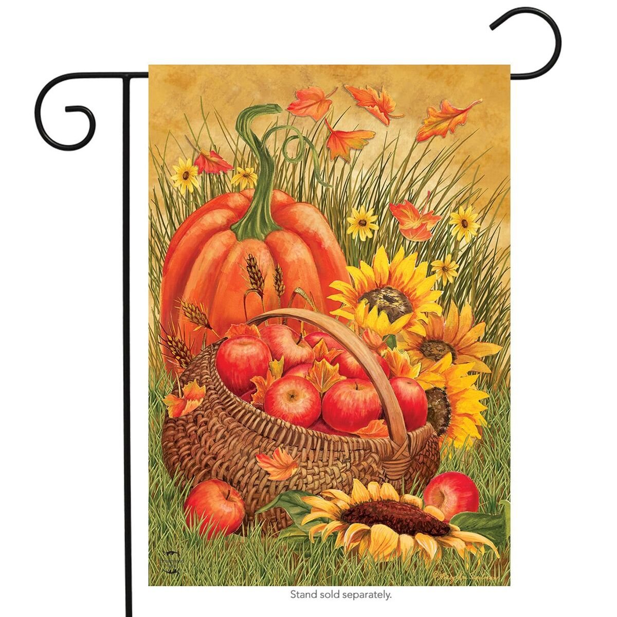 Best Pumpkin Sunflower Garden Flag