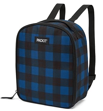 PackIt Upright Nevera Portátil, Azul (Navy Buffalo), 3.8: Amazon ...