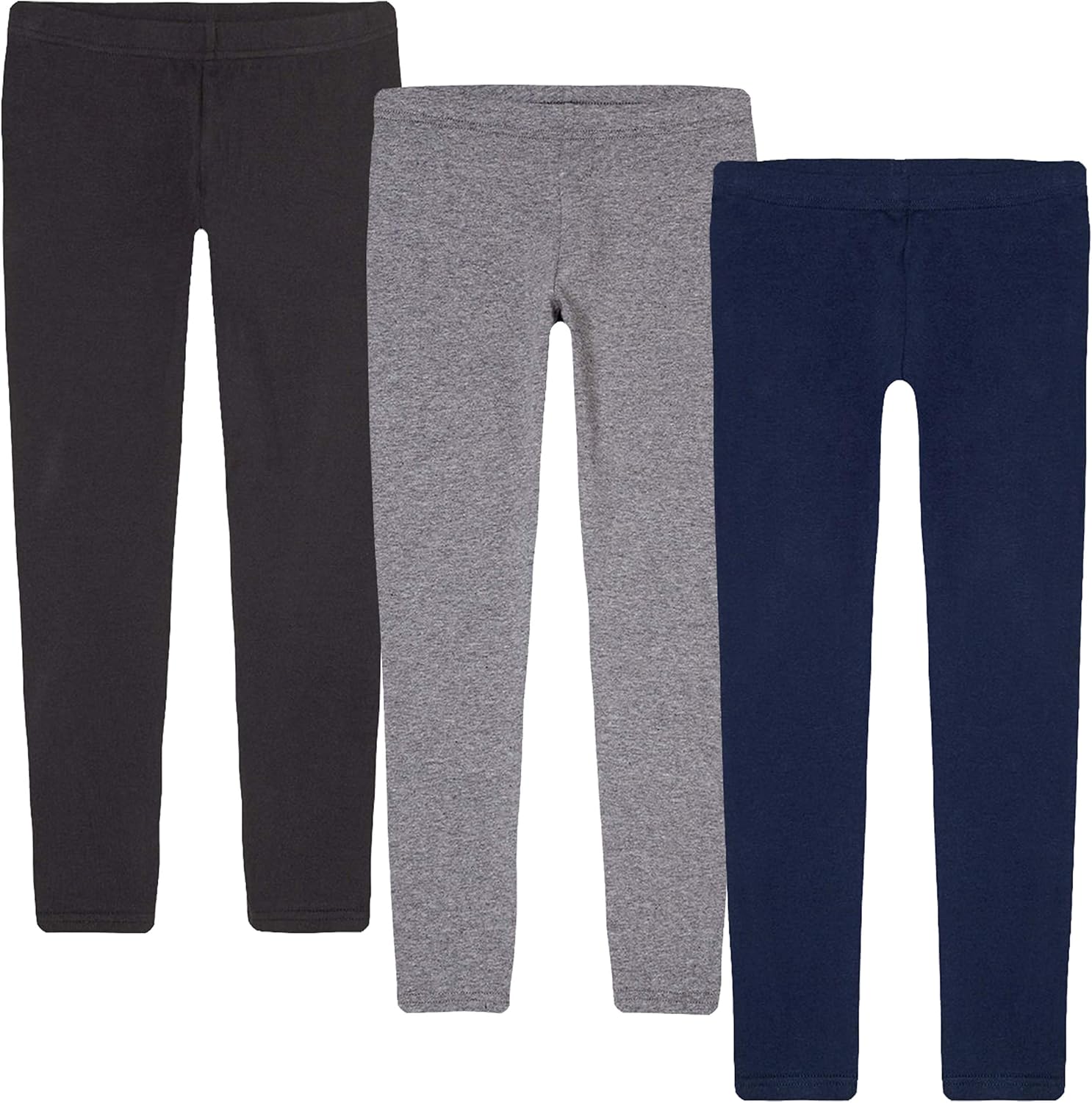 KIDPIK Girls Leggings 3-Pack | Great Basics Everyday Wear: Clothing