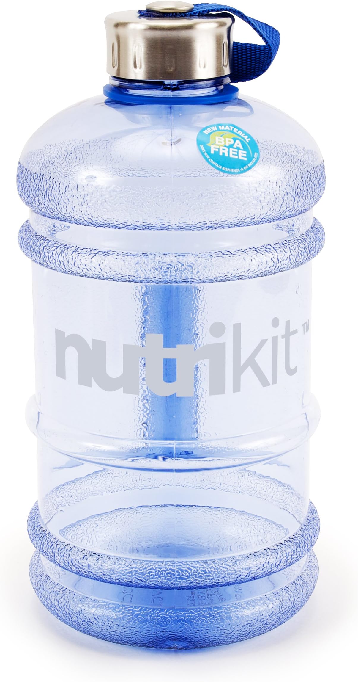 The HYDRATOR, a Premium Quality 2.2 Litre Daily Water Intake Bottle Large & Very Durable BPA Free, Stainless Steel Cap, perfect for the Gym, Weight Loss & Dieting, Bodybuilding, Outdoor Sports, Hiking & The Office 100% Money Back Guarantee From NUTRIkit