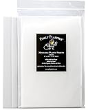 Polly Plastics Heat Moldable Plastic Sheets - 3 Sheets, 8 x 12 x 1/16