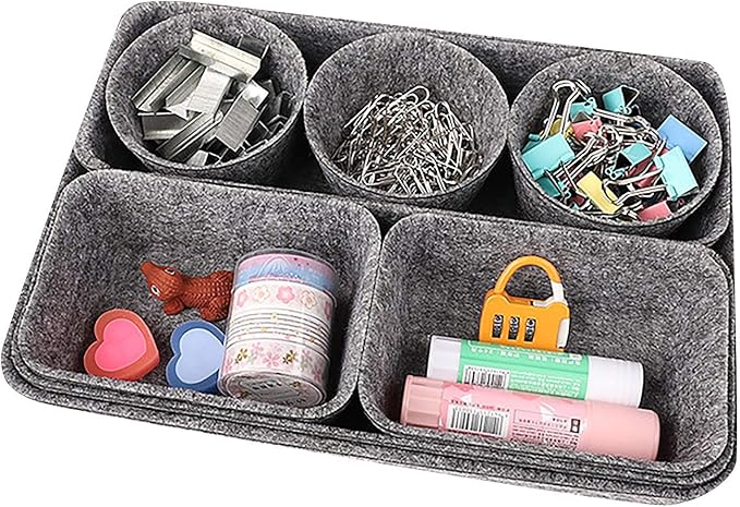 MüLö 8-teiliger Organizer für das Büro, Mehrzweck-Luxus