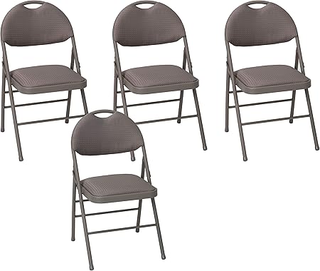 Amazon Com Cosco Commercial Comfort Back Fabric Folding Chair