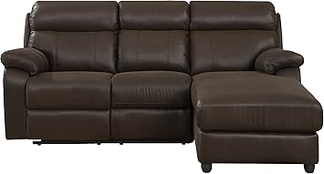 Amazon Com Homelegance Gaines 2 Piece Sectional Sofa With