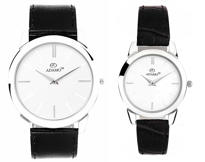 Slim Analog White Dial Unisex Watch - AD6472SL01