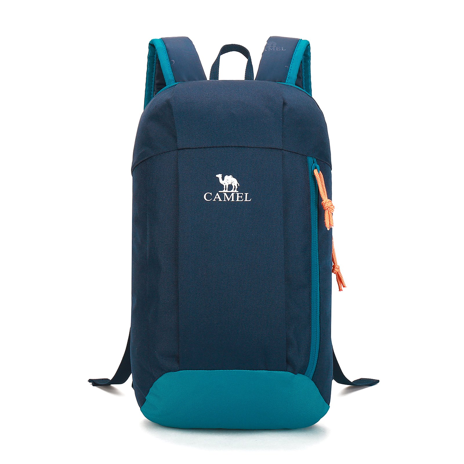 Camel 10L Lightweight Travel Backpack Outdoor Mountaineering Hiking Daypack with Durable & Waterproof (Dark Green/Blue)