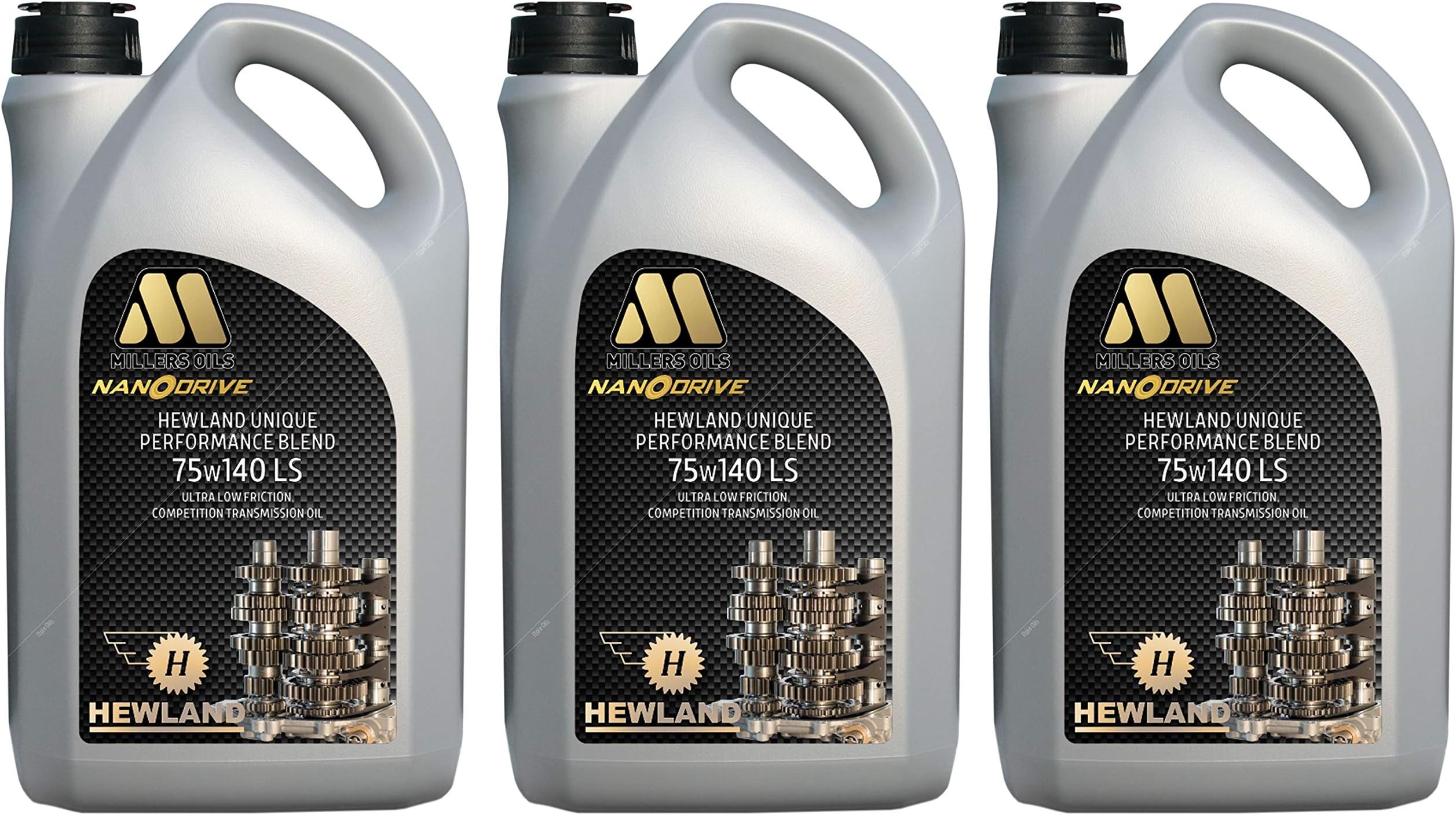 Millers Oils Nanodrive Hewland Unique Performance Blend 75w-140 LS Gear Oil, 15 Litres