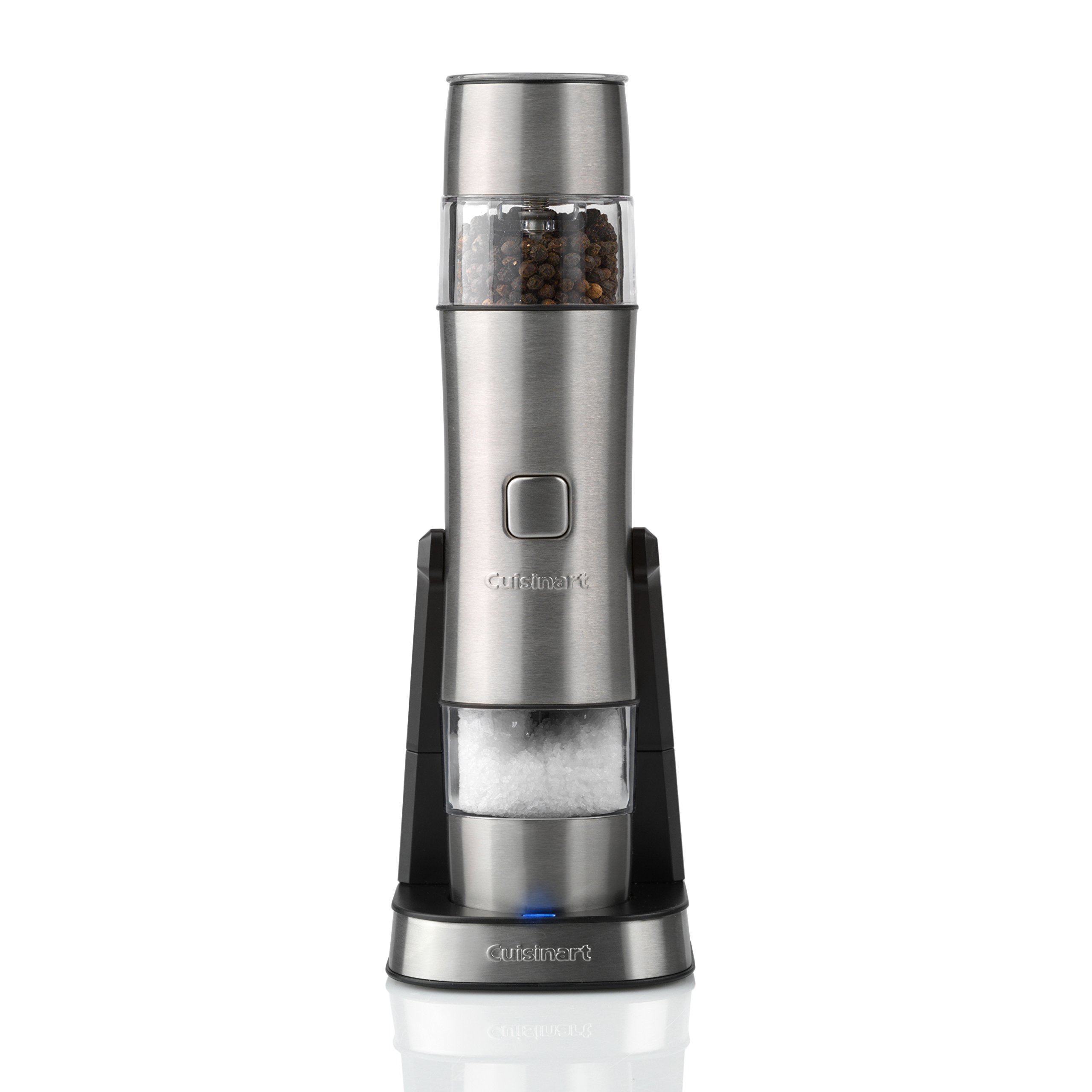Cuisinart Rechargeable Seasoning Mill Electric Salt & Pepper Grinder Stainless Steel SG6U