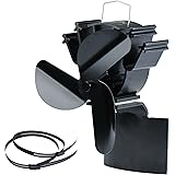 Kaminlüfter Warmluftverteiler Kaminventilator 400 m3/h 125mm: Amazon.de