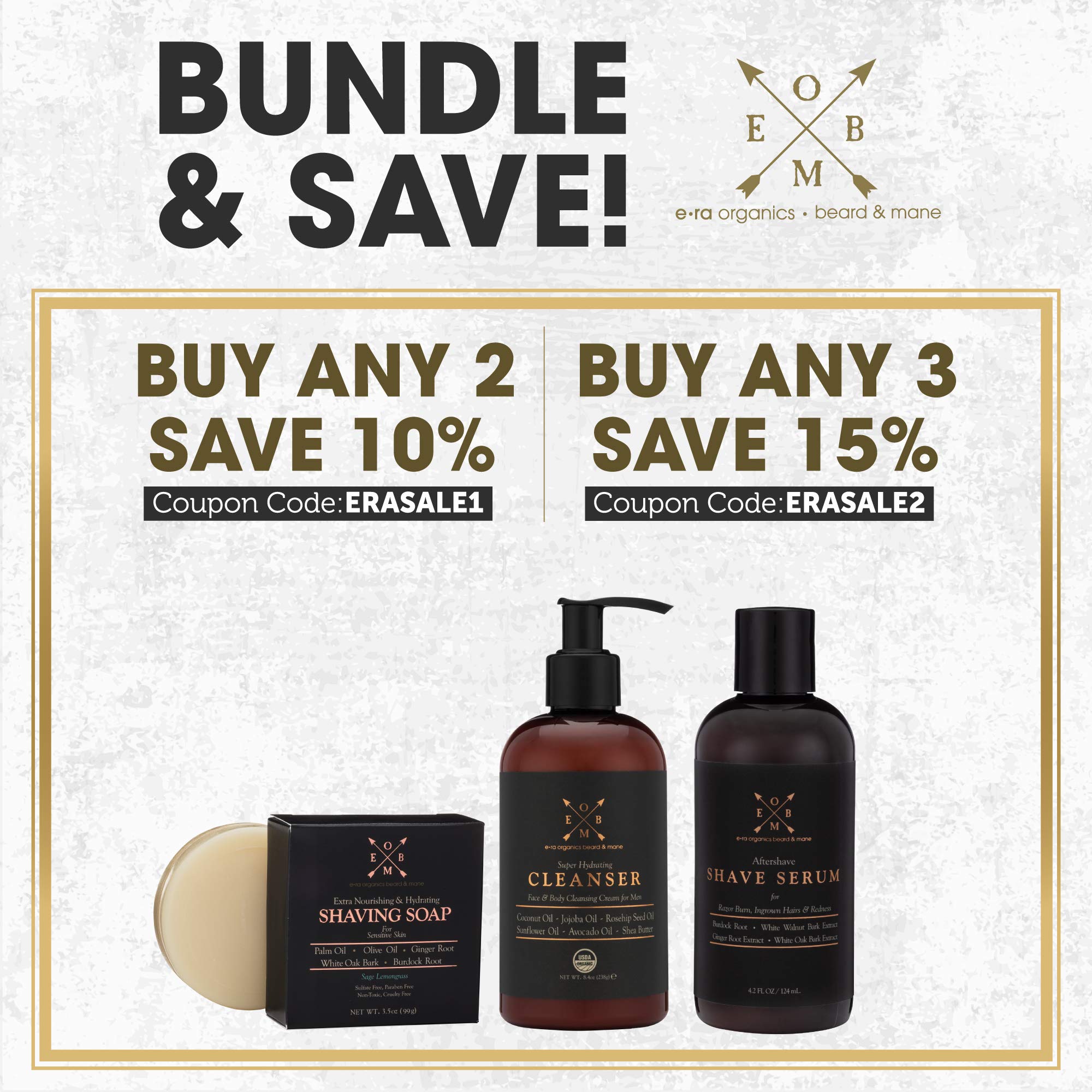 Organic Men’s Face & Body Wash Premium Moisturizing Cleanser For Dry