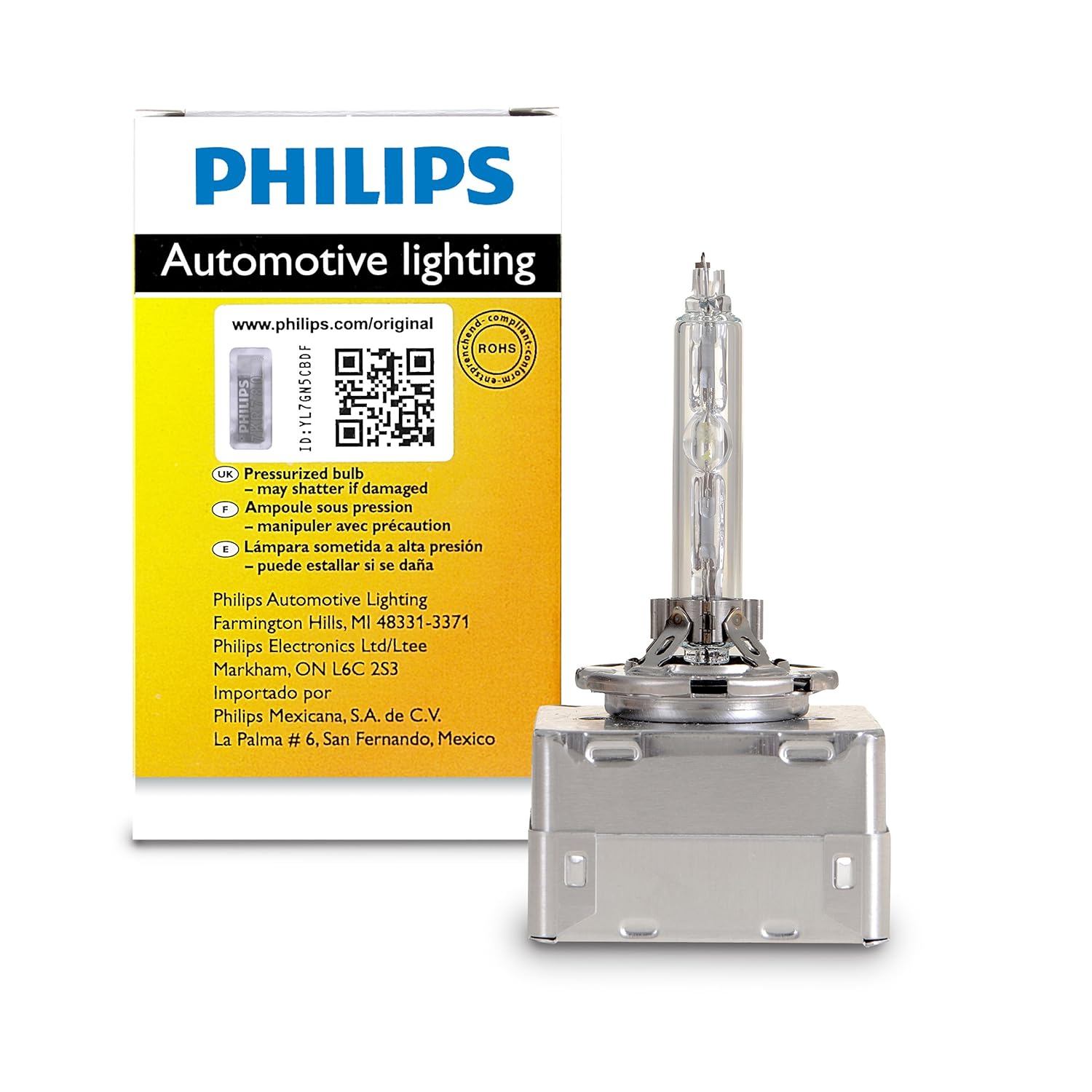 1 Pack Philips D4S Standard Authentic Xenon HID Headlight Bulb Automotive Bulbs