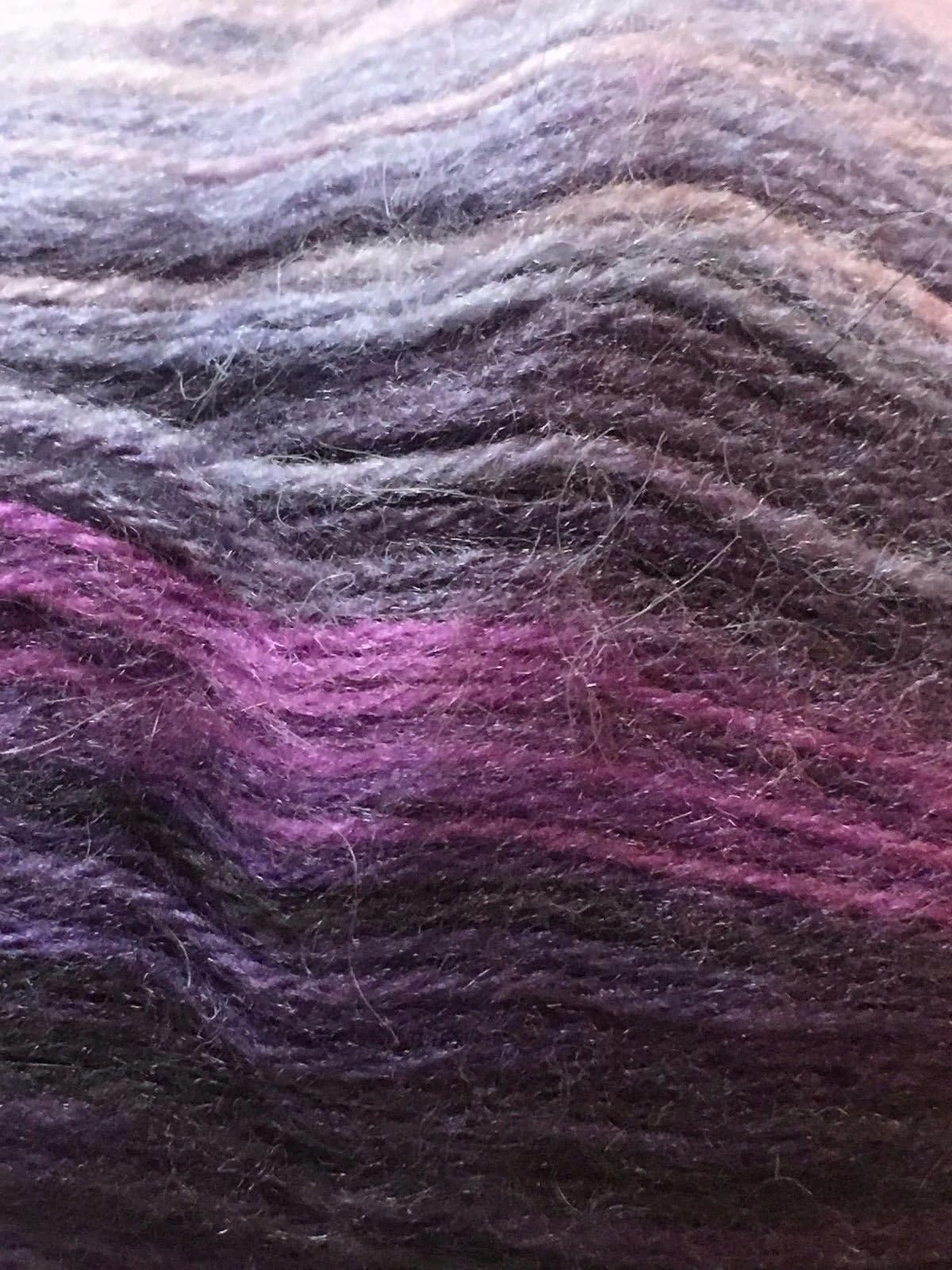 (1) 100 Gram Angora Active Twilight Haze #57796 Purple Pink Lilac Grey Sport Weight Yarn, 546 Yards