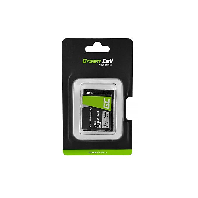 Green Cell® NB-6L NB-6LH Kamera-Akku für Canon PowerShot D30 S90 S95 S120 S200 SX170 SX240 SX260 SX270 SX280 SX500 SX510 SX54