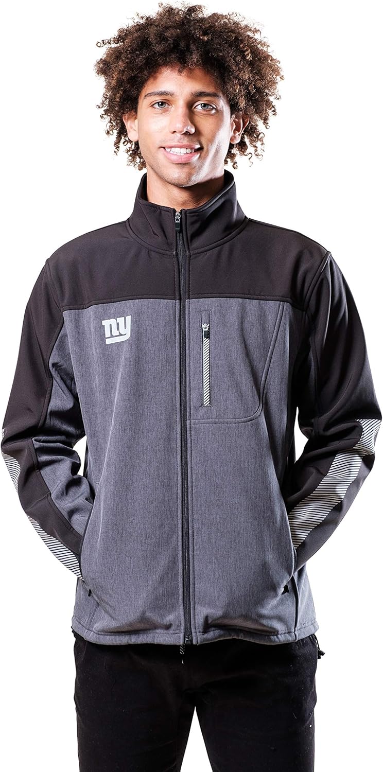 Ultra Game NFL Men’s Softshell Windproof Jacket