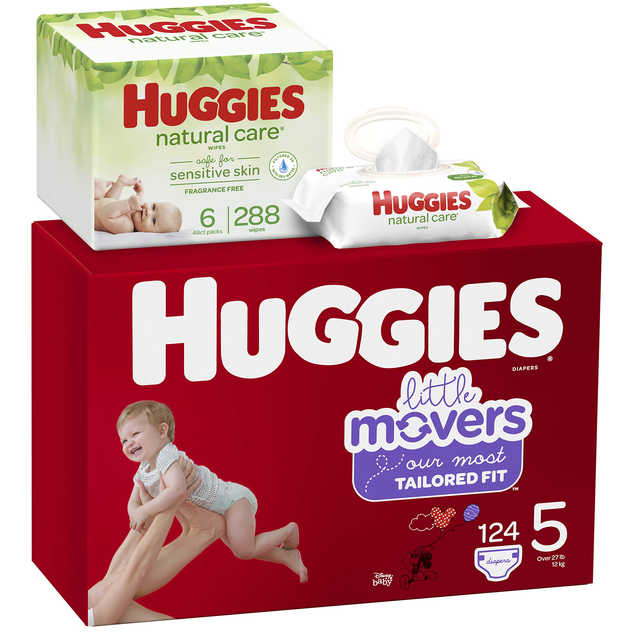 Buy Huggies Brand Bundle Huggies Little Movers Baby Diapers, Size 5