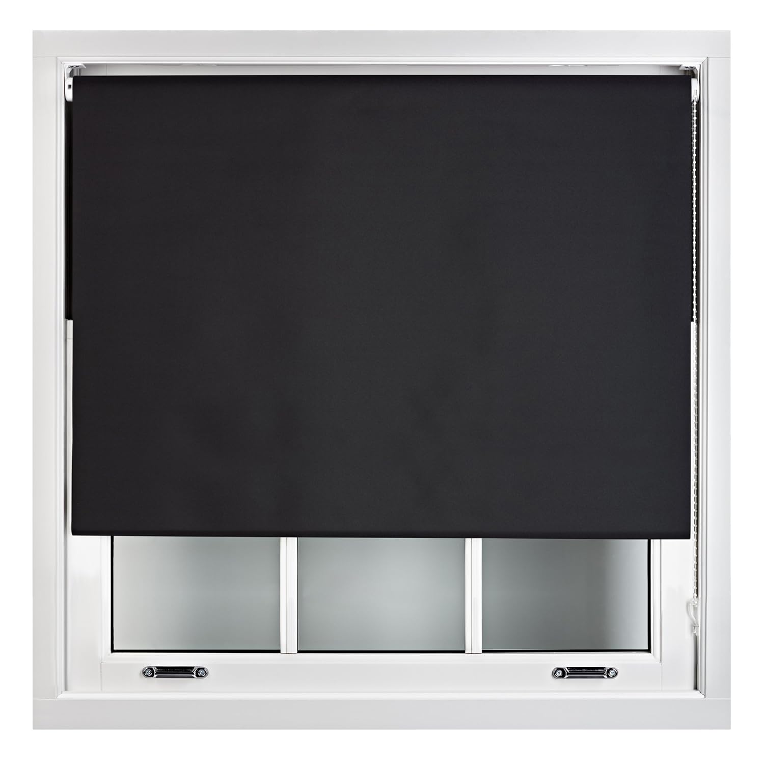 Blackout Roller Blind in Different Colours & Sizes Trimmable Black 180cm x 165cm Amazon.co