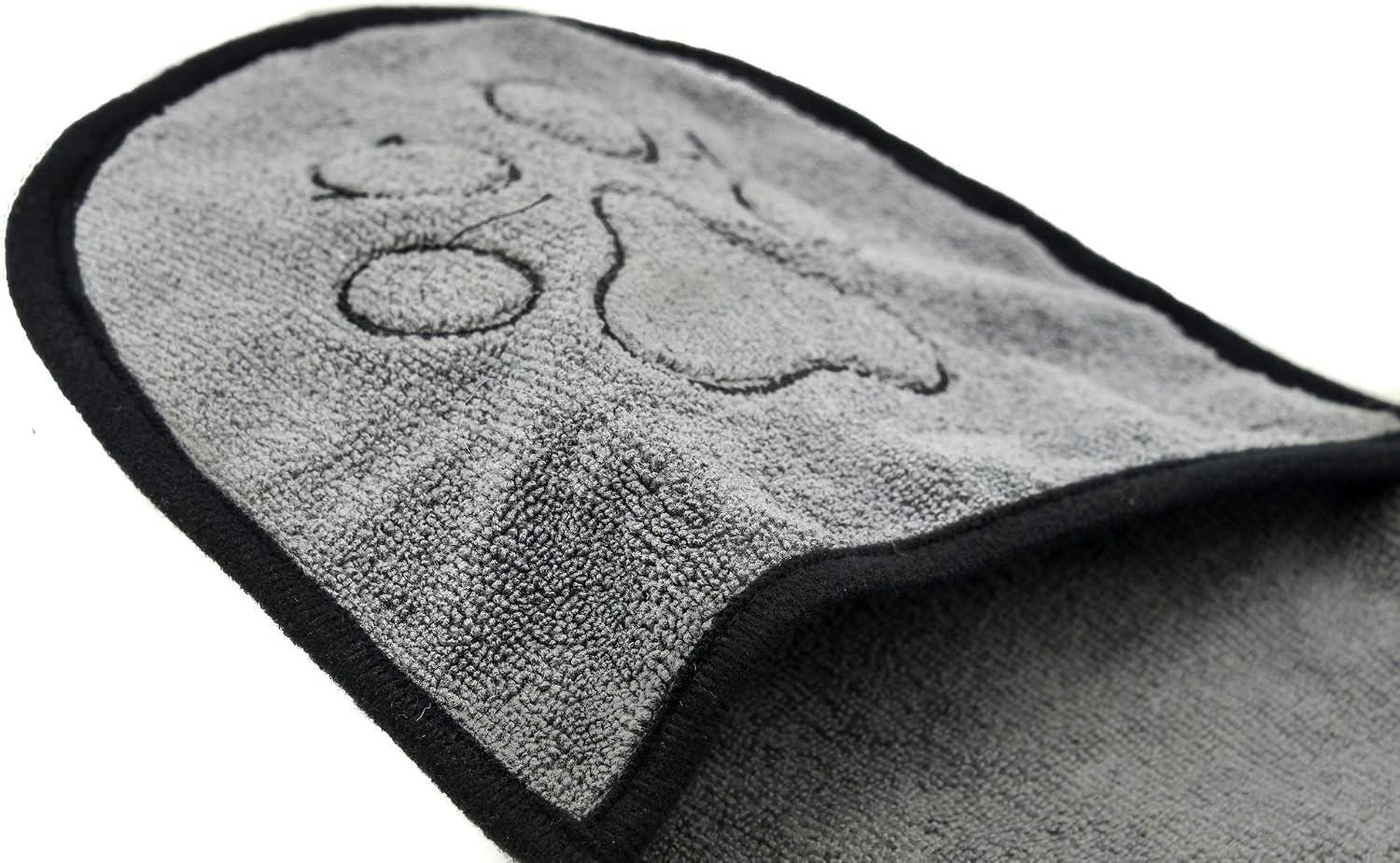 PROtastic Dog bath towel Grey - Microfiber, machine washable quick drying pet towel - Image 5