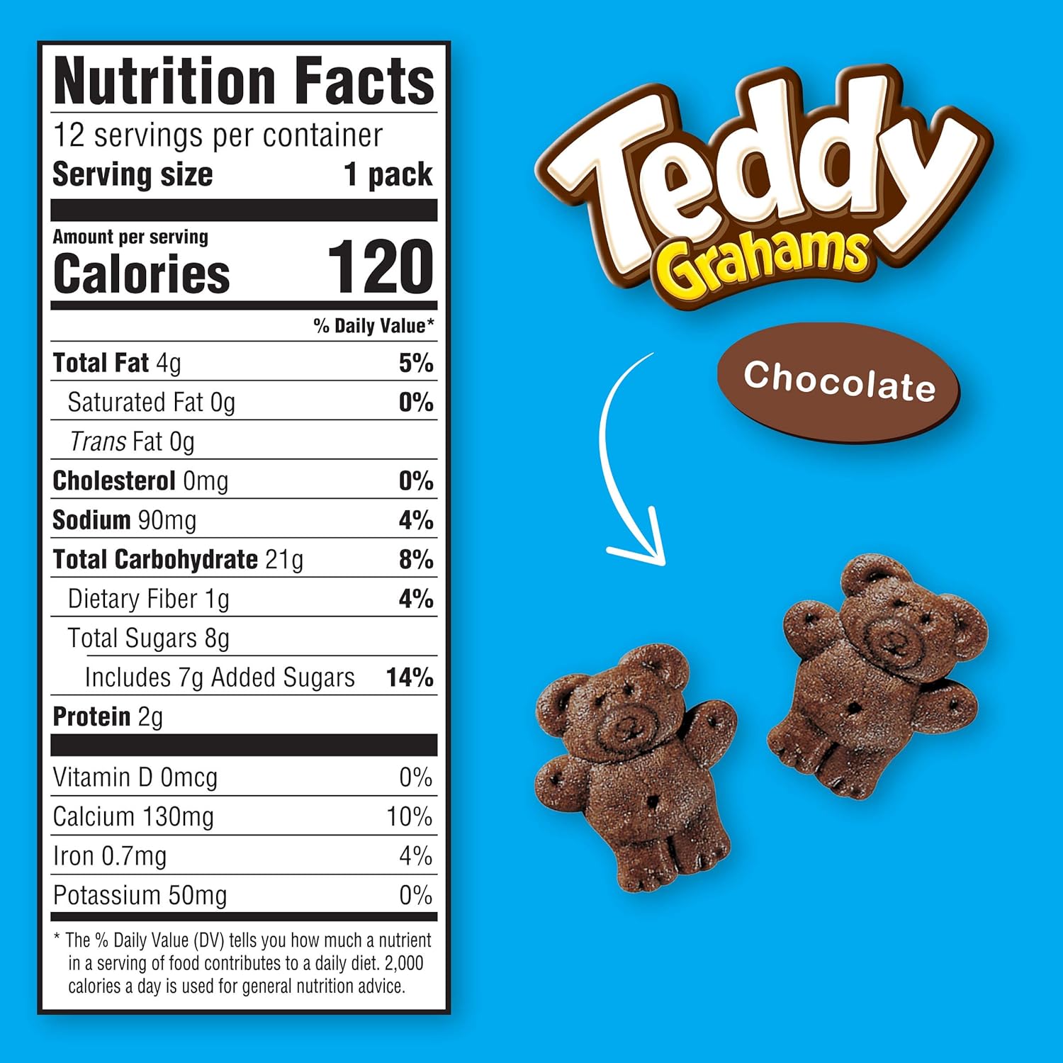 Amazon Com Teddy Grahams Chocolate Graham Snacks 6 10 Oz Boxes