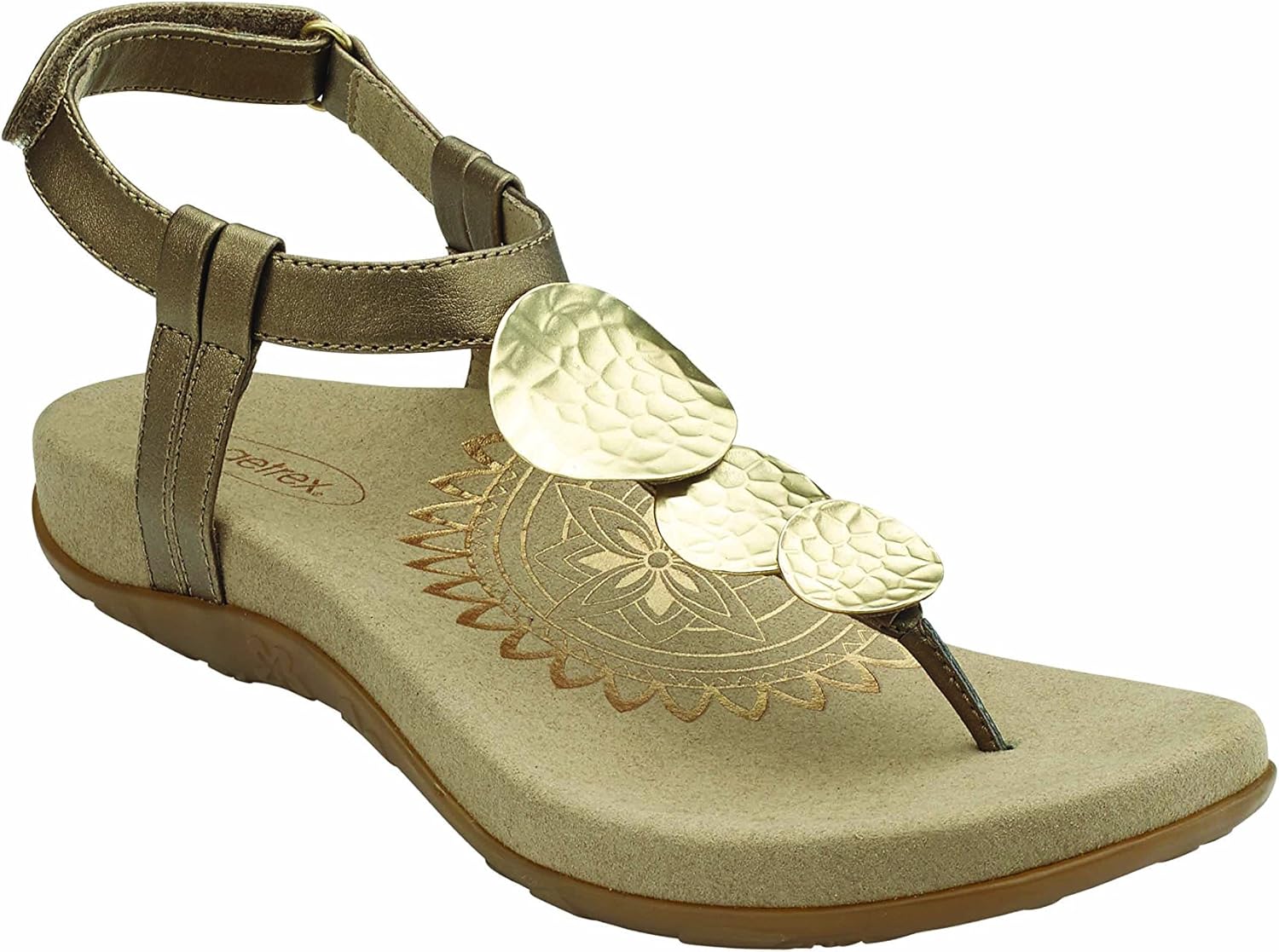aetrex hazel thong sandal