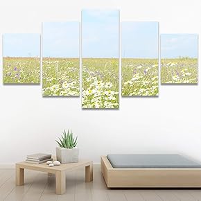 SIGNWIN 5 Panel Canvas Wall Art Modern Art...
