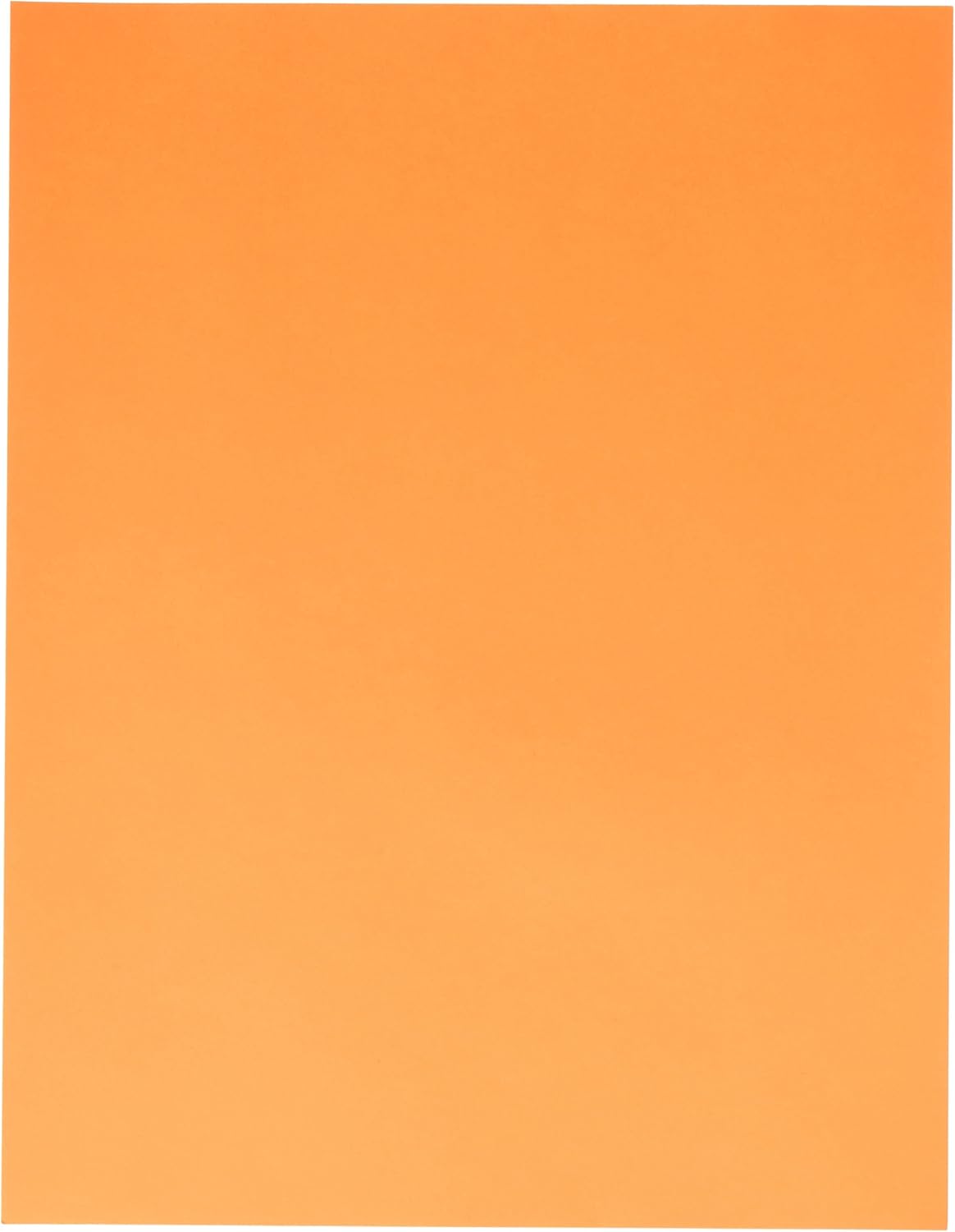 Exact Color Copy Paper, 8-1/2 x 11 Inches, 20 lbs, Bright Orange, Pack of 500 - 87300: Industrial & Scientific