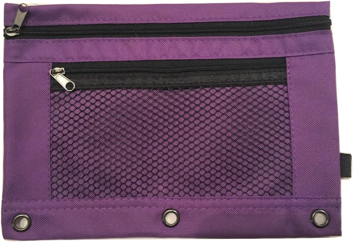 Fabric Storage Pouch for Binders assorted colors (6.75" x