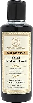 Khadi Herbal Shikakai & Honey Conditioning Shampoo 8 fl.oz. / 210ml (SLS & PARABEN FREE)