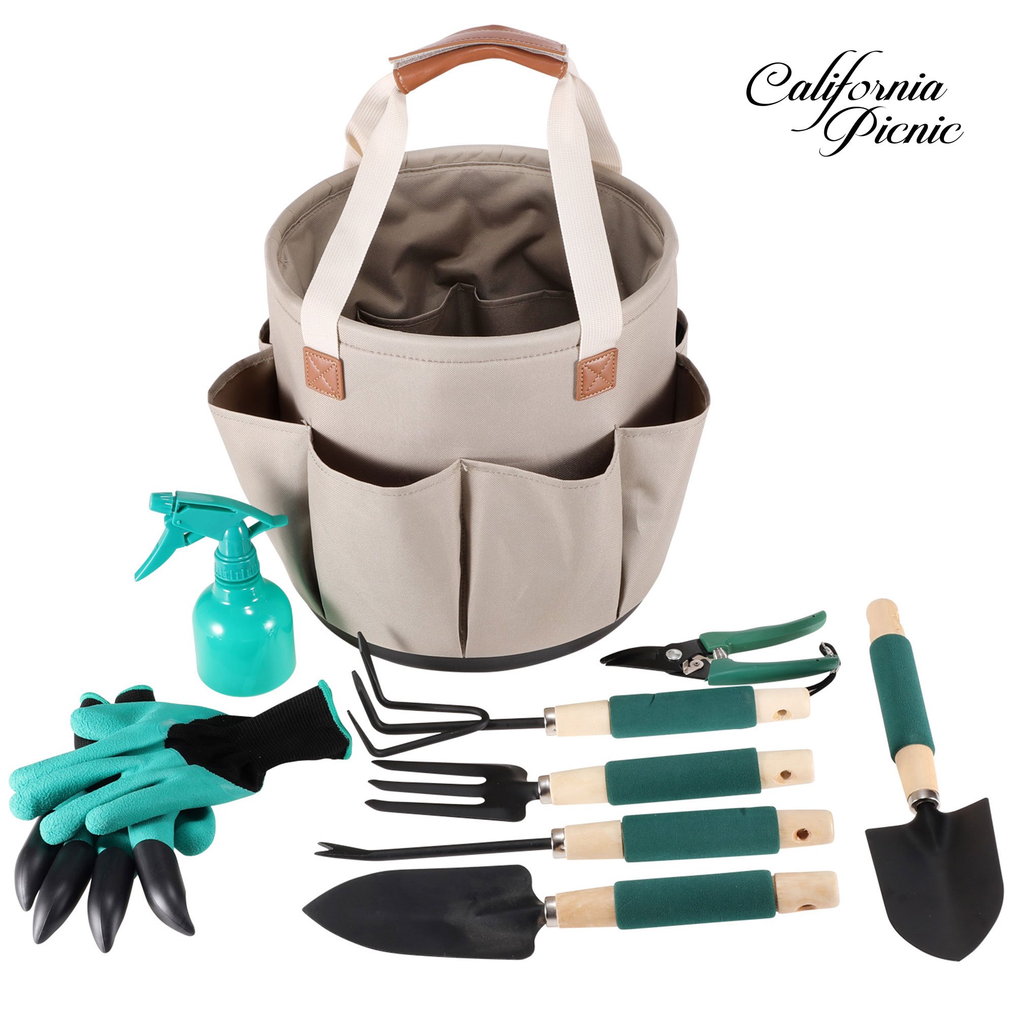 Garden Tools Set Garden Tote 9 Piece Garden Tool Set Digging Claw