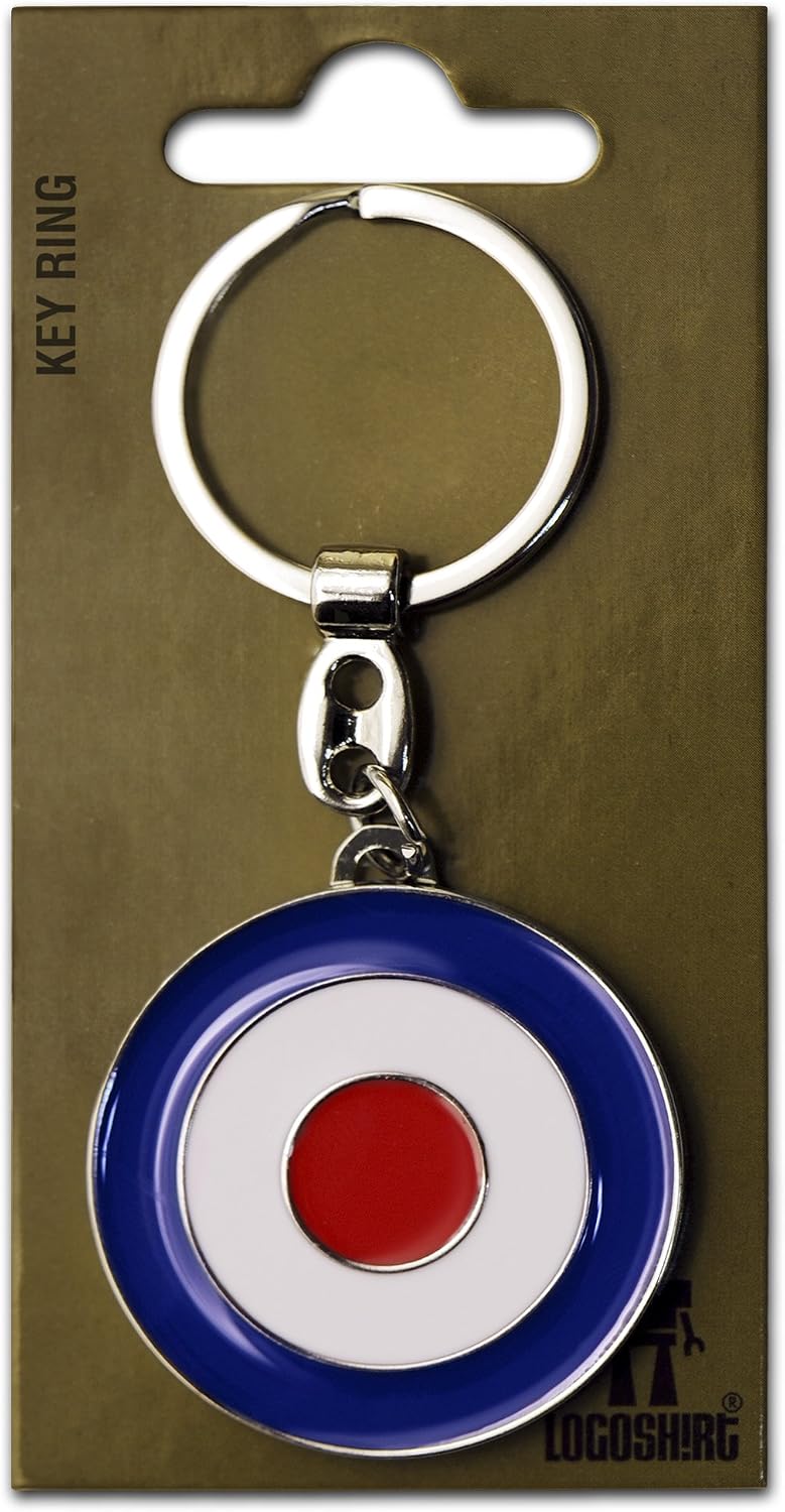 Logoshirt® Mod I Target I Logo I Key-Ring I Metal I Original Licensed Design, Multicolour