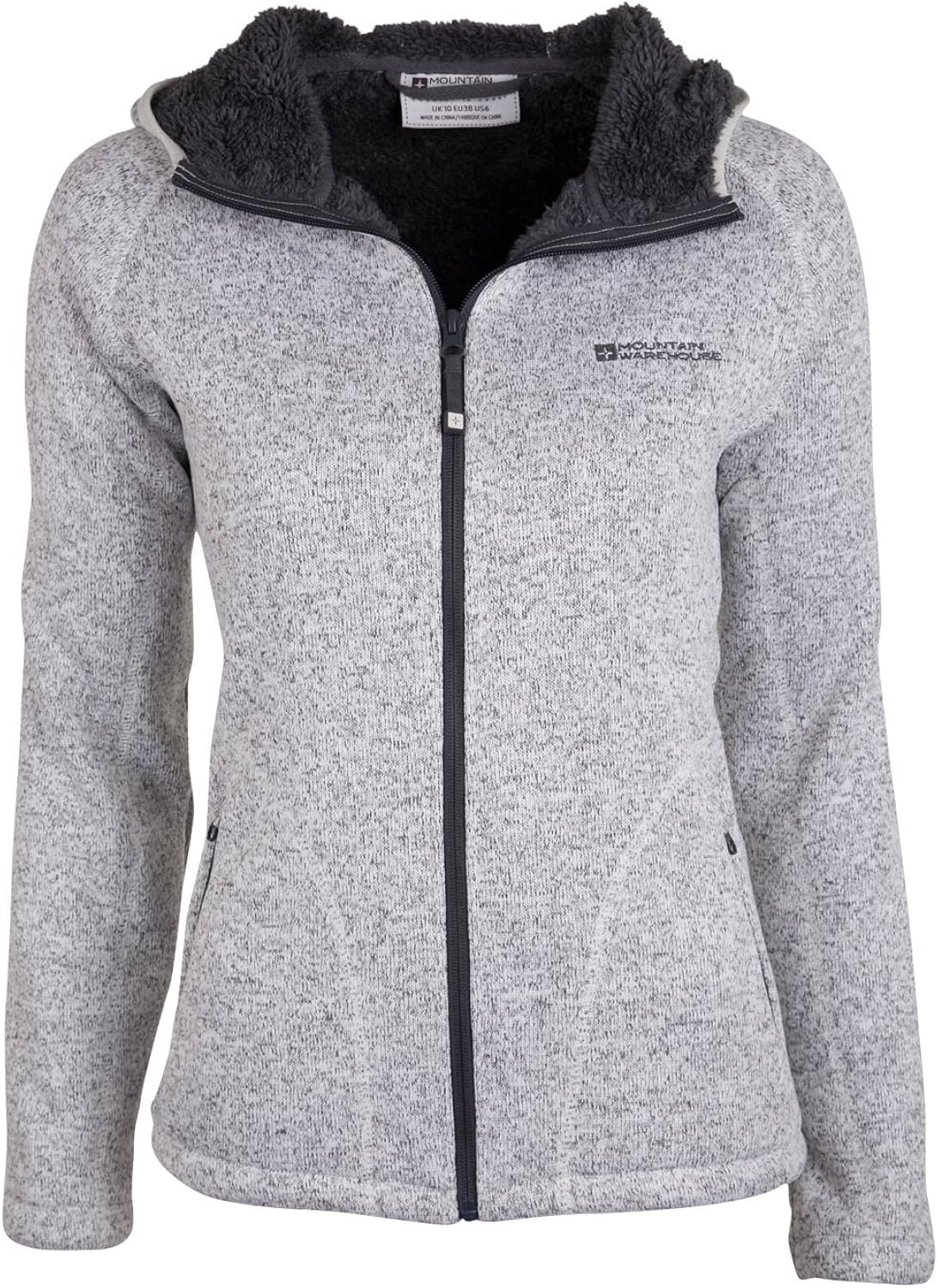 nevis womens fur lined hoodie