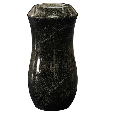 8x4 D American Black Granite Monument Vase Cemetery Tombstone