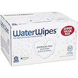 WaterWipes Sensitive Baby Wipes, Natural & Chemical-Free, 9 packs of 60 Count (540 Wipes)