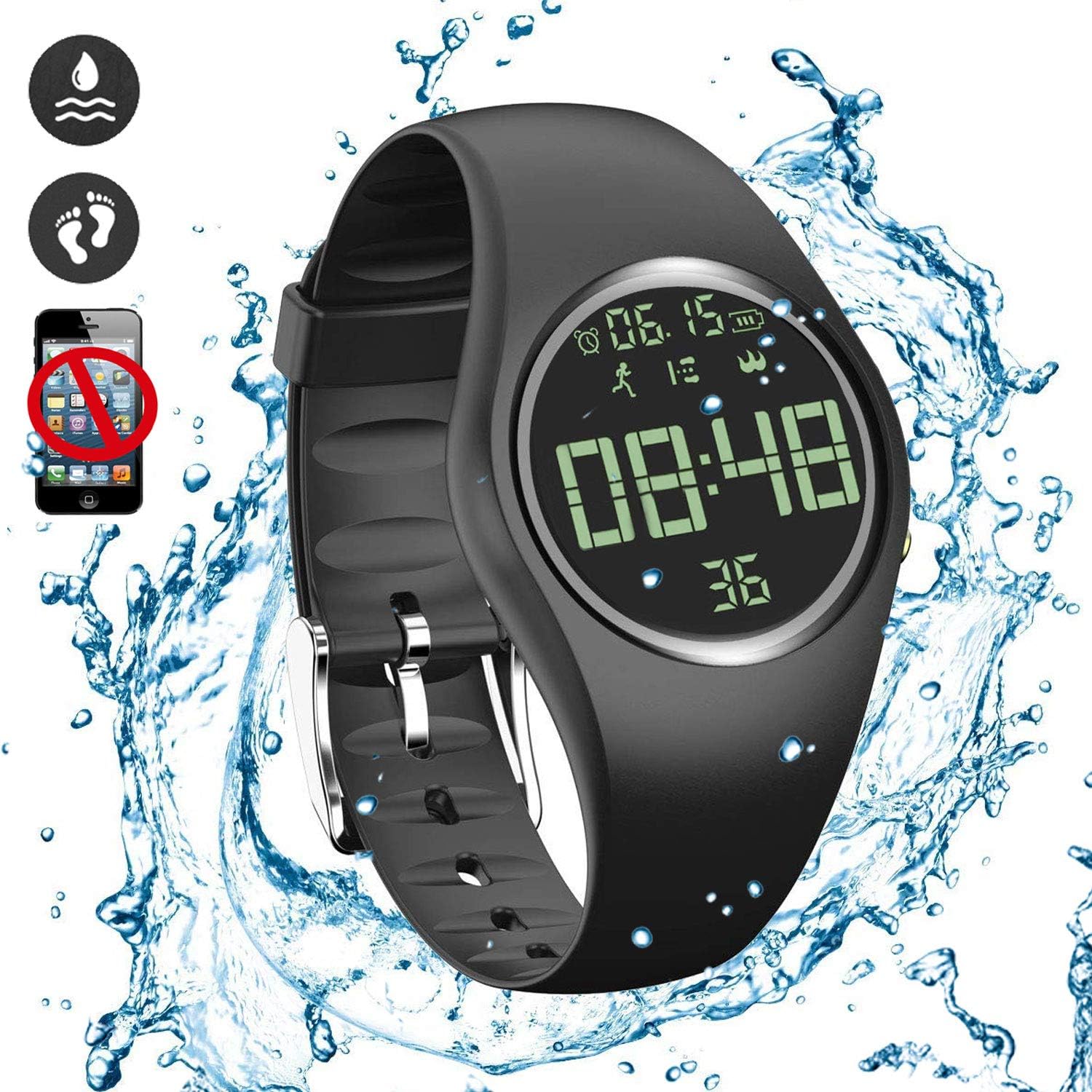pedometer watch no bluetooth
