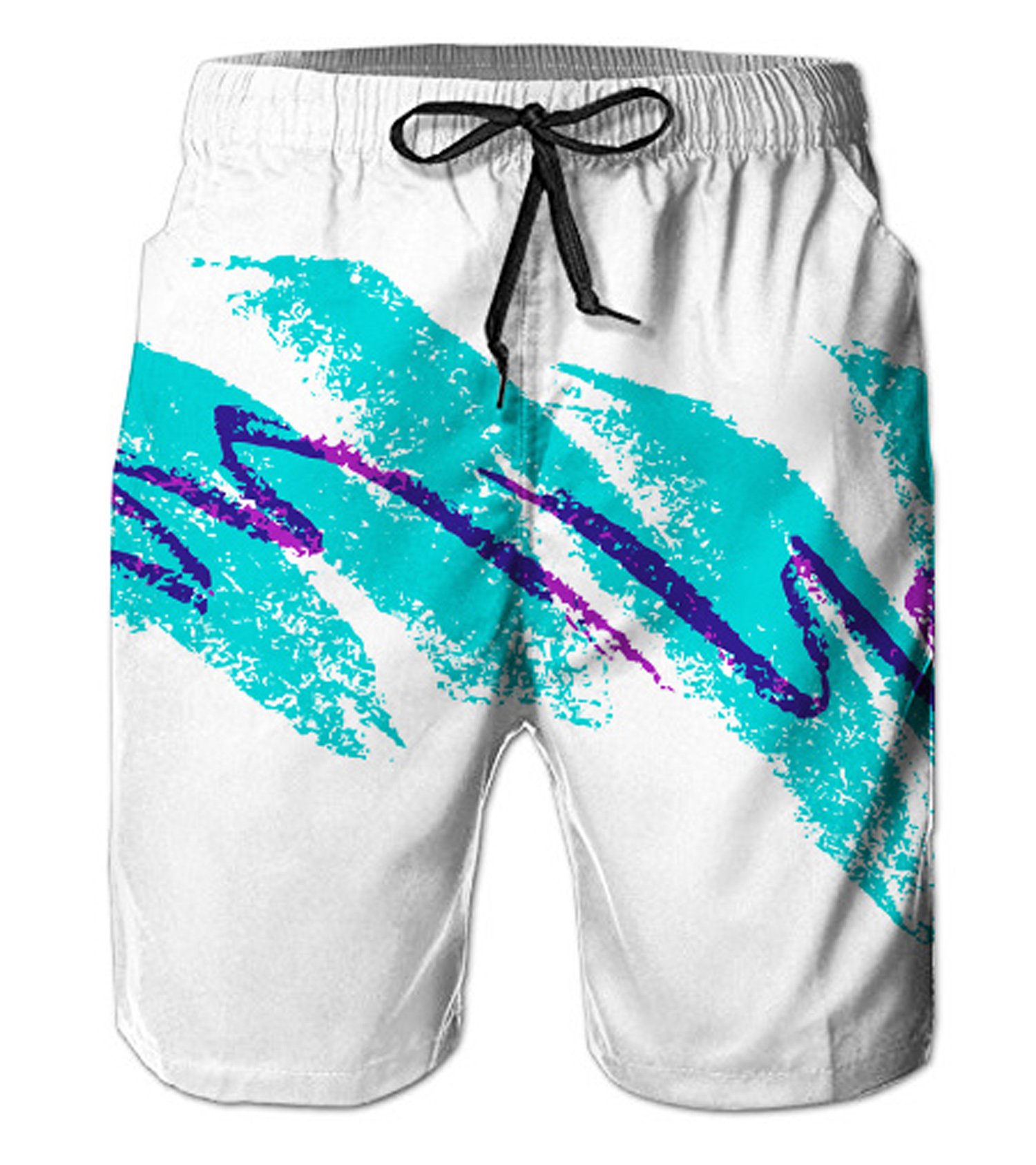 Belovecol Mens Swim Trunks Summer Cool Quick Dry Board Shorts Bathing