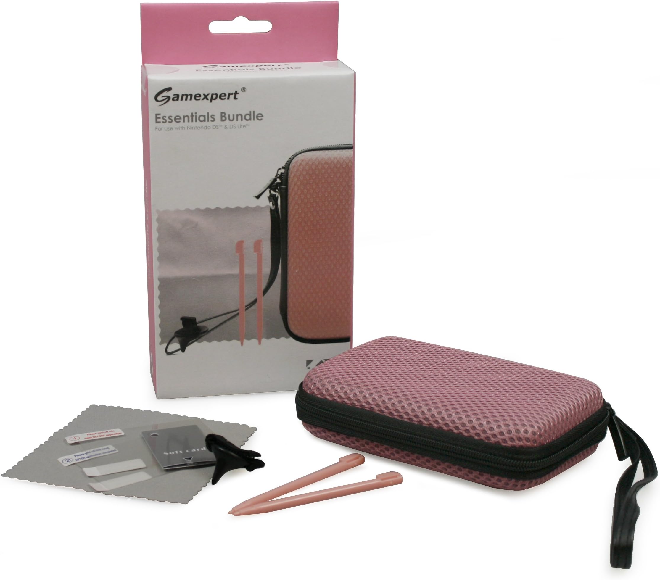 Gamexpert DS Lite Essentials Bundle - Pink (Nintendo DS)
