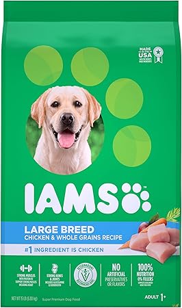 high protein large breed dog food