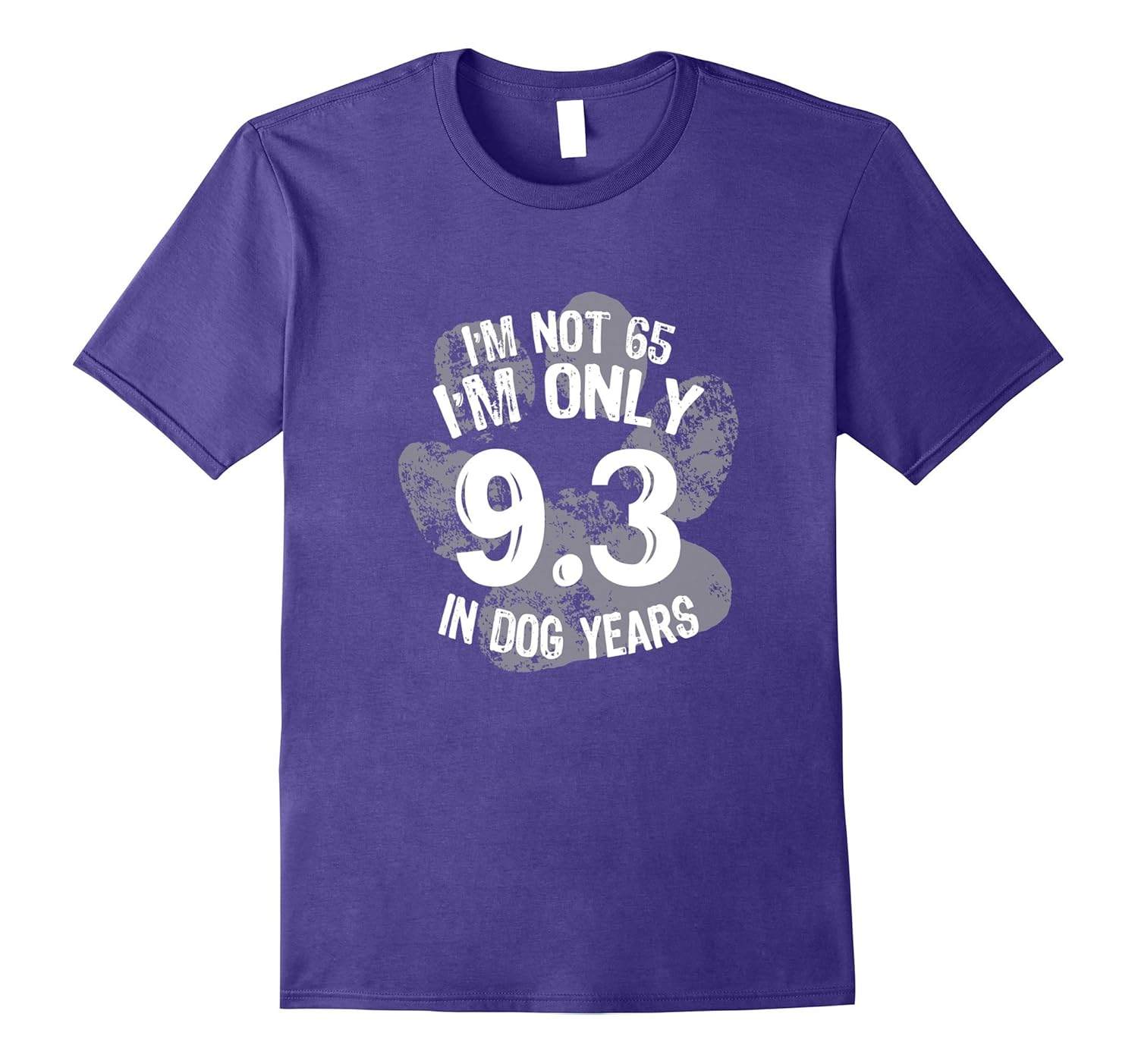 Funny 65th Dog Years Birthday T-Shirt Retro 65 Year Old Gift-ANZ