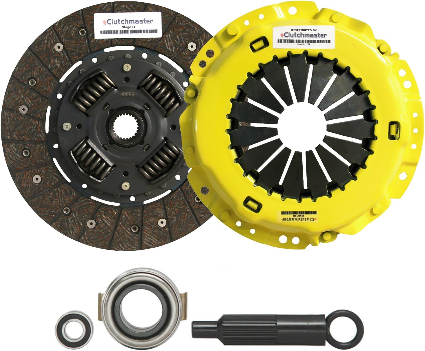 eCM EC-81022035 Stage 2 Clutch Kit Fits MUSTANG TREMEC TKO 10.5" w 26t