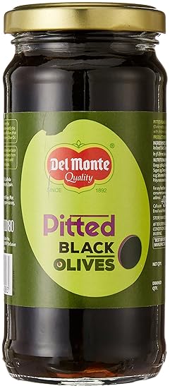 Del Monte Black Pitted Olive, 235g
