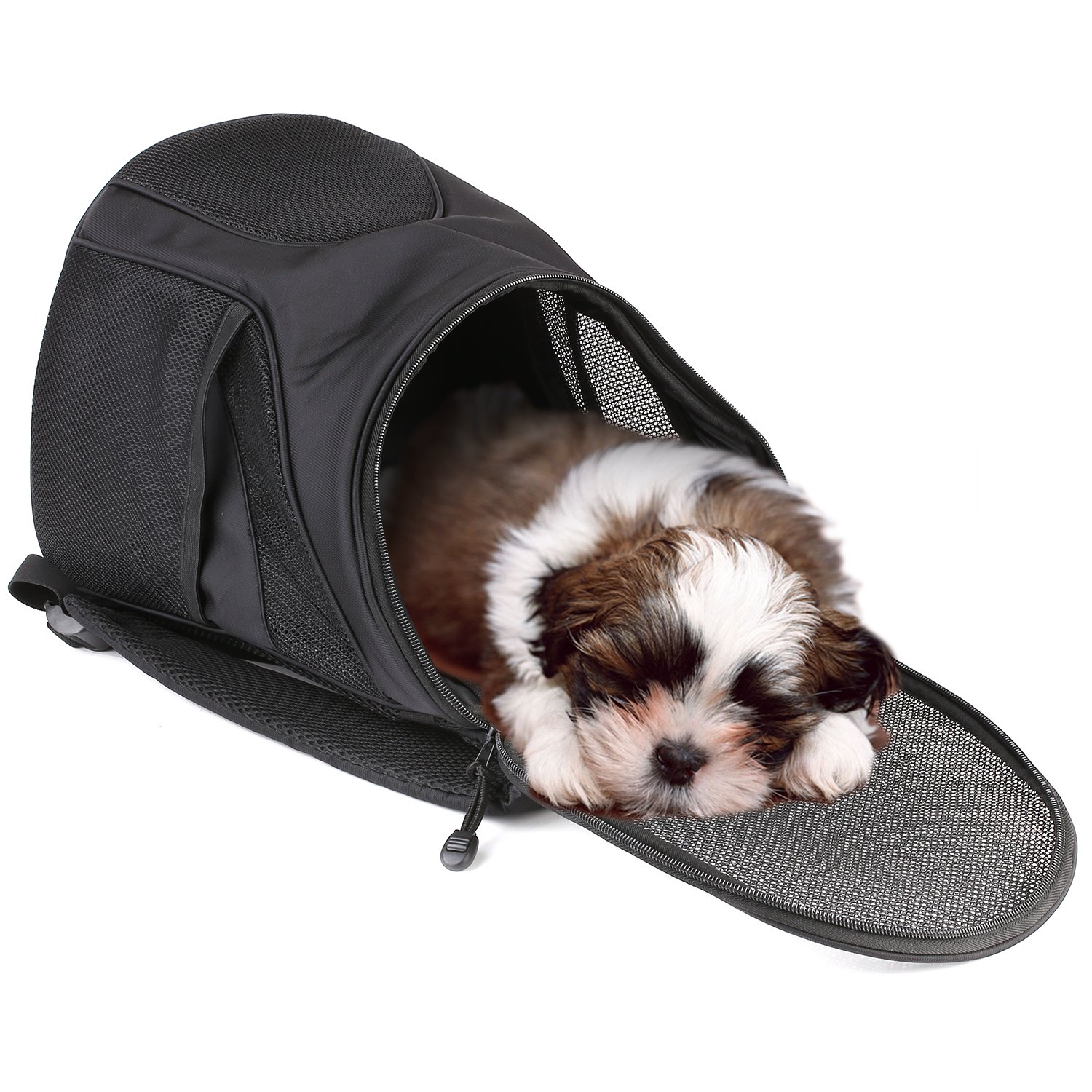 Femor Zaino Porta Cani Porta Gatti Pet Bag Pacchetto Sacchetto Femor Zaino Porta Cani Porta Gatti Pet Bag Pacchetto Sacchetto per Viaggio e Trasporto di Animali Domestici Nero 29 24 5 34cm Amazon Casa e cucina