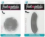 Foot Petals Women's TIP Toes 2 PR & Heavenly HEELZ