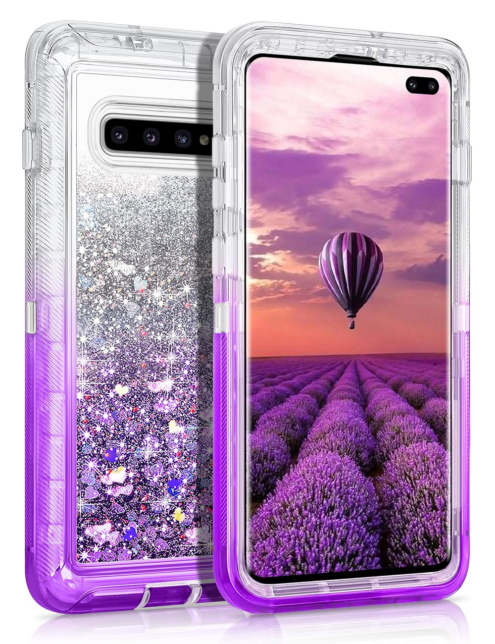 Coolden Case for Galaxy S10 Plus Cases Protective Glitter
