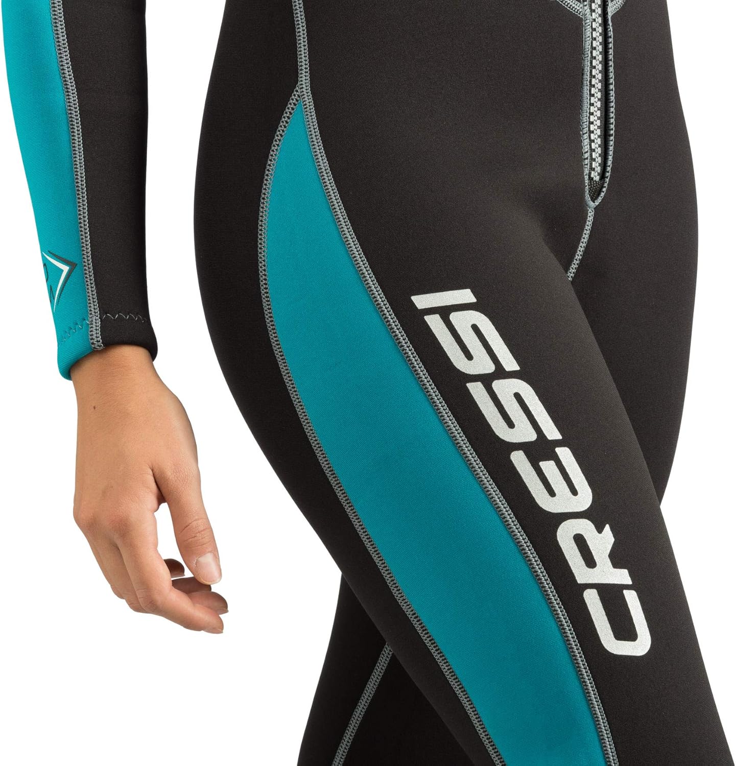 Cressi Men's and Ladies' Full Front Zip Wetsuit for Swimming, Snorkeling, Scuba Diving | Lido Long: Designed in Italy : Sports & Outdoors