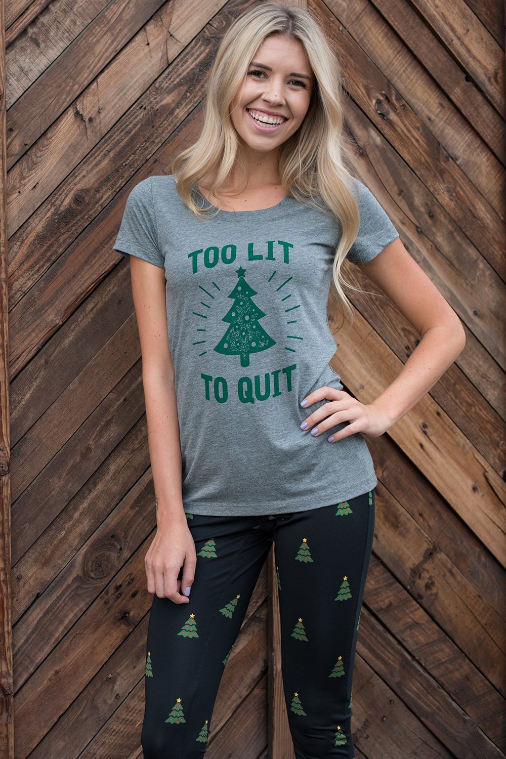 Women's Funny Christmas T Shirts - Cute Christmas Tops for Ladies - Image 3